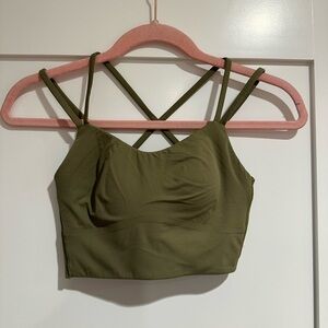 Lululemon Like a Cloud Longline Bra Light Support - Green